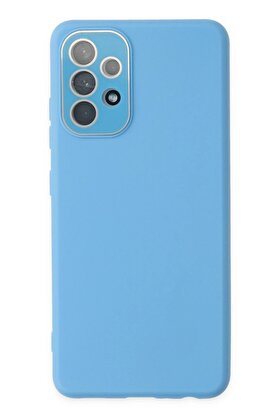 CepteToptan Samsung Galaxy A53 5G Kılıf Lansman Glass Kapak - Mavi - DROPX2069-5562