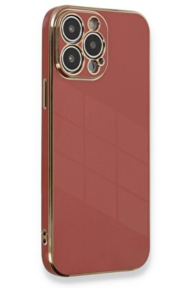 CepteToptan iPhone 13 Pro Kılıf Volet Silikon - Kırmızı - DROPX5552-5665