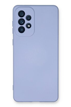 CepteToptan Samsung Galaxy A73 5G Kılıf Nano içi Kadife Silikon - Lila - DROPX5765-2526