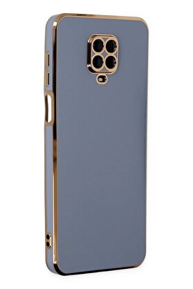 CepteToptan Xiaomi Redmi Note 9 Pro Kılıf Volet Silikon - Mavi - DROPX4859-7505