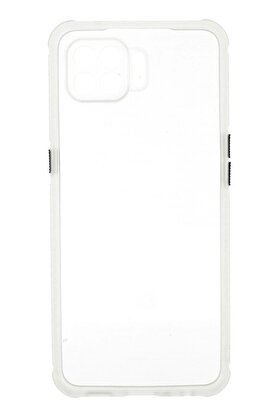 CepteToptan Oppo Reno 4 Lite Kılıf Miami Şeffaf Silikon - Şeffaf - DROPX5422-9698