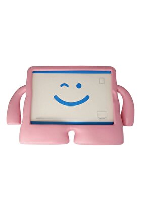 CepteToptan iPad Mini 5 Kılıf Karakter Tablet Silikon - Açık Pembe - DROPX8380-1966