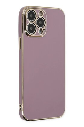 CepteToptan iPhone 14 Pro Max Kılıf Volet Silikon - Mor - DROPX6422-7312
