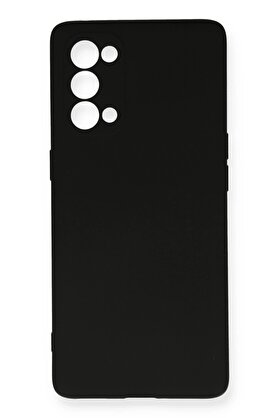 CepteToptan Oppo Reno 5 Pro Kılıf Nano içi Kadife Silikon - Siyah - DROPX6892-5511