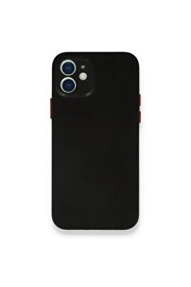 CepteToptan iPhone 12 Mini Kılıf PP Ultra İnce Kapak - Siyah - DROPX6856-4976