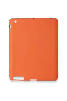 CepteToptan iPad 4 9.7 Kılıf Evo Tablet Silikon - Turuncu - DROPX3216-9890