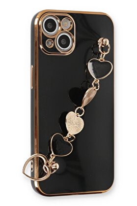 CepteToptan iPhone 14 Plus Kılıf Esila Silikon - Siyah - DROPX3271-1466