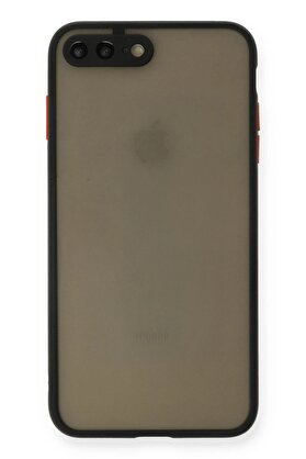 CepteToptan iPhone 7 Plus Kılıf Montreal Silikon Kapak - Siyah - DROPX7098-1692