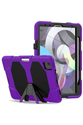 CepteToptan iPad Pro 11 (2020) Kılıf Griffin Tablet Kapak - Mor - DROPX4535-1640