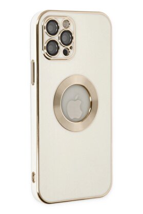 CepteToptan iPhone 12 Pro Max Kılıf Store Silikon - Beyaz - DROPX1901-5033
