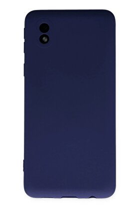 CepteToptan Samsung Galaxy A01 Core Kılıf Nano içi Kadife Silikon - Lacivert - DROPX4580-8579