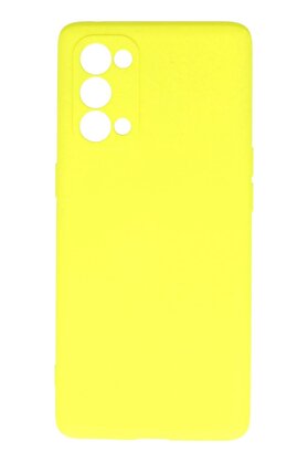 CepteToptan Oppo Reno 5 Pro Kılıf First Silikon - Sarı - DROPX7957-2848