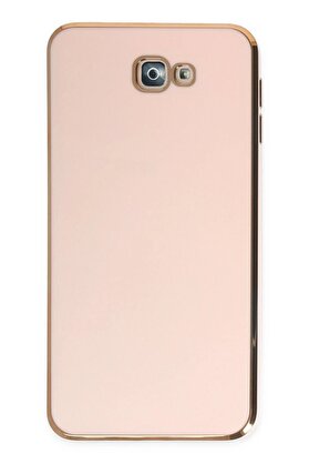 CepteToptan Samsung Galaxy J7 Prime Kılıf Volet Silikon - Pembe - DROPX5256-5484