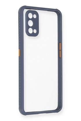 CepteToptan Realme 7 Pro Kılıf Miami Şeffaf Silikon - Gri - DROPX2014-3363