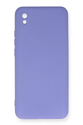 CepteToptan Xiaomi Redmi 9A Kılıf Nano içi Kadife Silikon - Lila - DROPX7045-2692