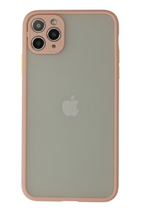 CepteToptan iPhone 12 Pro Max Kılıf Montreal Silikon Kapak - Pembe - DROPX9133-8672