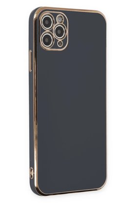 CepteToptan iPhone 11 Pro Max Kılıf Volet Silikon - Siyah - DROPX1594-7524