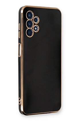 CepteToptan Samsung Galaxy A13 4G Kılıf Volet Silikon - Siyah - DROPX8672-3894