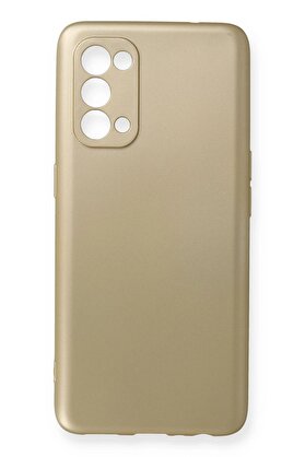 CepteToptan Oppo Reno 5 Pro Kılıf First Silikon - Gold - DROPX5252-4601