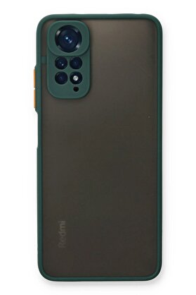 CepteToptan Xiaomi Redmi Note 11 Kılıf Montreal Silikon Kapak - Yeşil - DROPX3714-3504