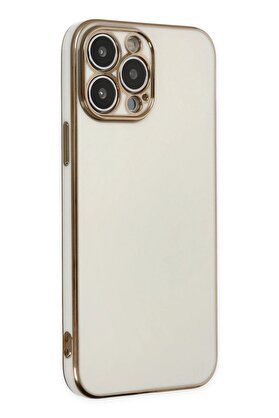 CepteToptan iPhone 14 Pro Max Kılıf Volet Silikon - Beyaz - DROPX5199-9215