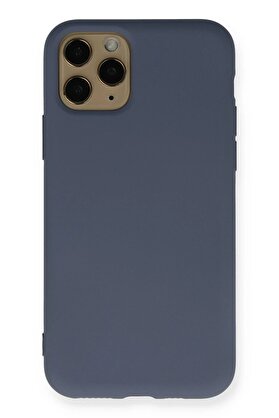 CepteToptan iPhone 11 Pro Kılıf Nano içi Kadife Silikon - Gri - DROPX6514-2486