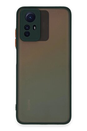 CepteToptan Xiaomi Redmi Note 12S Kılıf Montreal Silikon Kapak - Yeşil - DROPX5428-2378