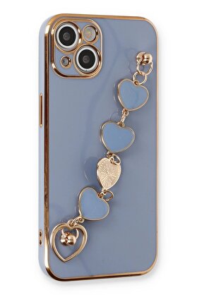 CepteToptan iPhone 14 Plus Kılıf Esila Silikon - Gri - DROPX5992-4003