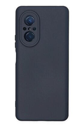CepteToptan Huawei Nova 9 SE Kılıf Nano içi Kadife Silikon - Lacivert - DROPX6670-7994