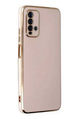 CepteToptan Xiaomi Redmi 9T Kılıf Volet Silikon - Pembe - DROPX5926-8407