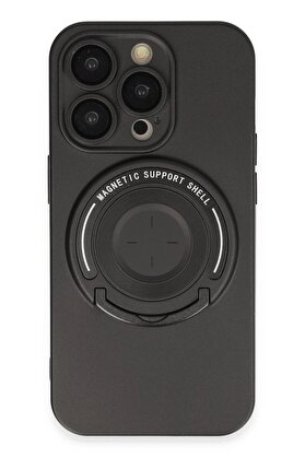 CepteToptan iPhone 13 Pro Kılıf Lukka Magneticsafe Kapak - Siyah - DROPX3447-2081