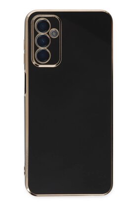 CepteToptan Samsung Galaxy A04S Kılıf Volet Silikon - Siyah - DROPX6506-6558