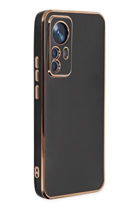 CepteToptan Xiaomi Mi 12T Pro Kılıf Volet Silikon - Siyah - DROPX6228-1572