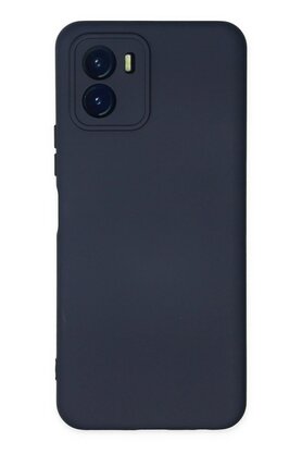 CepteToptan Vivo Y15S Kılıf Nano içi Kadife Silikon - Lacivert - DROPX9972-1380