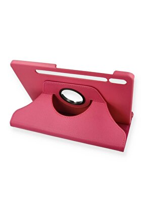 CepteToptan Samsung Galaxy T860 Tab S6 10.5 Kılıf 360 Tablet Deri Kılıf - Pembe - DROPX4386-1882