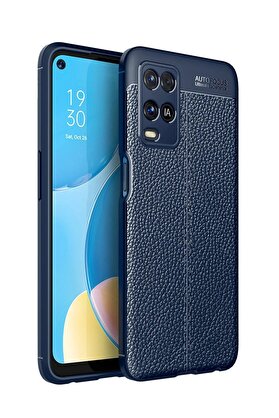 CepteToptan Oppo A54 4G Kılıf Auto Focus Kapak - Lacivert - DROPX9534-1333