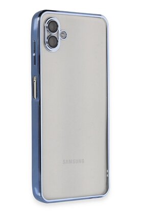 CepteToptan Samsung Galaxy A04 Kılıf Lensli Silikon - Açık Mavi - DROPX3048-1857