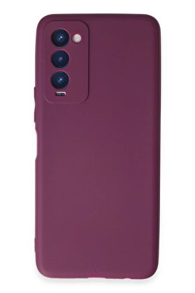 CepteToptan Tecno Camon 18 Kılıf First Silikon - Mor - DROPX8533-2239