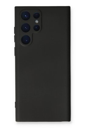 CepteToptan Samsung Galaxy S23 Ultra Kılıf Nano içi Kadife Silikon - Siyah - DROPX9566-7430