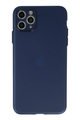 CepteToptan iPhone 11 Pro Max Kılıf Silikon - Mavi - DROPX2262-2571