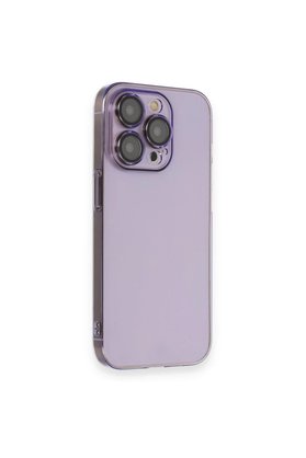 CepteToptan iPhone 13 Pro Max Kılıf Armada Lensli Kapak - Lila - DROPX9402-4208