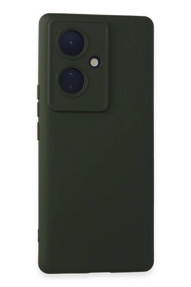 CepteToptan Vivo V29 Lite Kılıf Nano içi Kadife Silikon - Koyu Yeşil - DROPX3670-9205