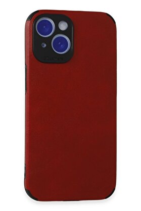 CepteToptan iPhone 15 Kılıf Loop Deri Silikon - Kırmızı - DROPX3643-2253