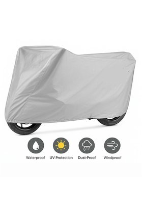 Moonrider Mondial wing 50 cc Gri Motosiklet Brandası Kalın Kumaş Su Geçirmez Premium Motor Branda GRİ L beden