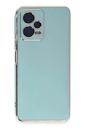 CepteToptan Xiaomi Redmi Note 12 Pro 5G Kılıf Volet Silikon - Açık Yeşil - DROPX8784-9199