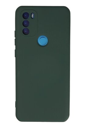 CepteToptan General Mobile GM 21 Plus Kılıf Nano içi Kadife Silikon - Koyu Yeşil - DROPX5245-9450