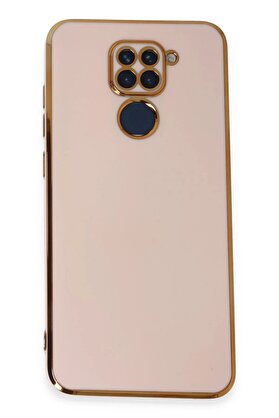 CepteToptan Xiaomi Redmi Note 9 Kılıf Volet Silikon - Pembe - DROPX7979-9058
