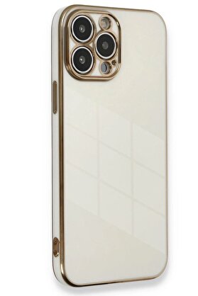 CepteToptan iPhone 15 Pro Kılıf Volet Silikon - Beyaz - DROPX8028-4070
