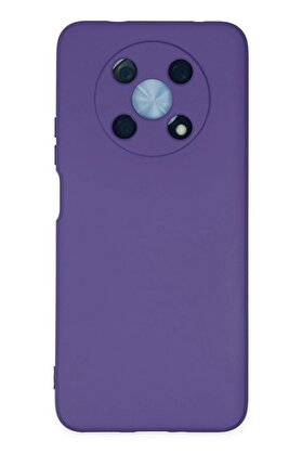 CepteToptan Huawei Nova Y90 Kılıf Nano içi Kadife Silikon - Mor - DROPX6577-9304