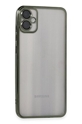 CepteToptan Samsung Galaxy A05 Kılıf Lensli Silikon - Yeşil - DROPX8585-9672